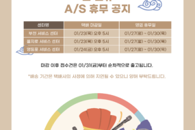 2025 설 연휴 휴무 공지
